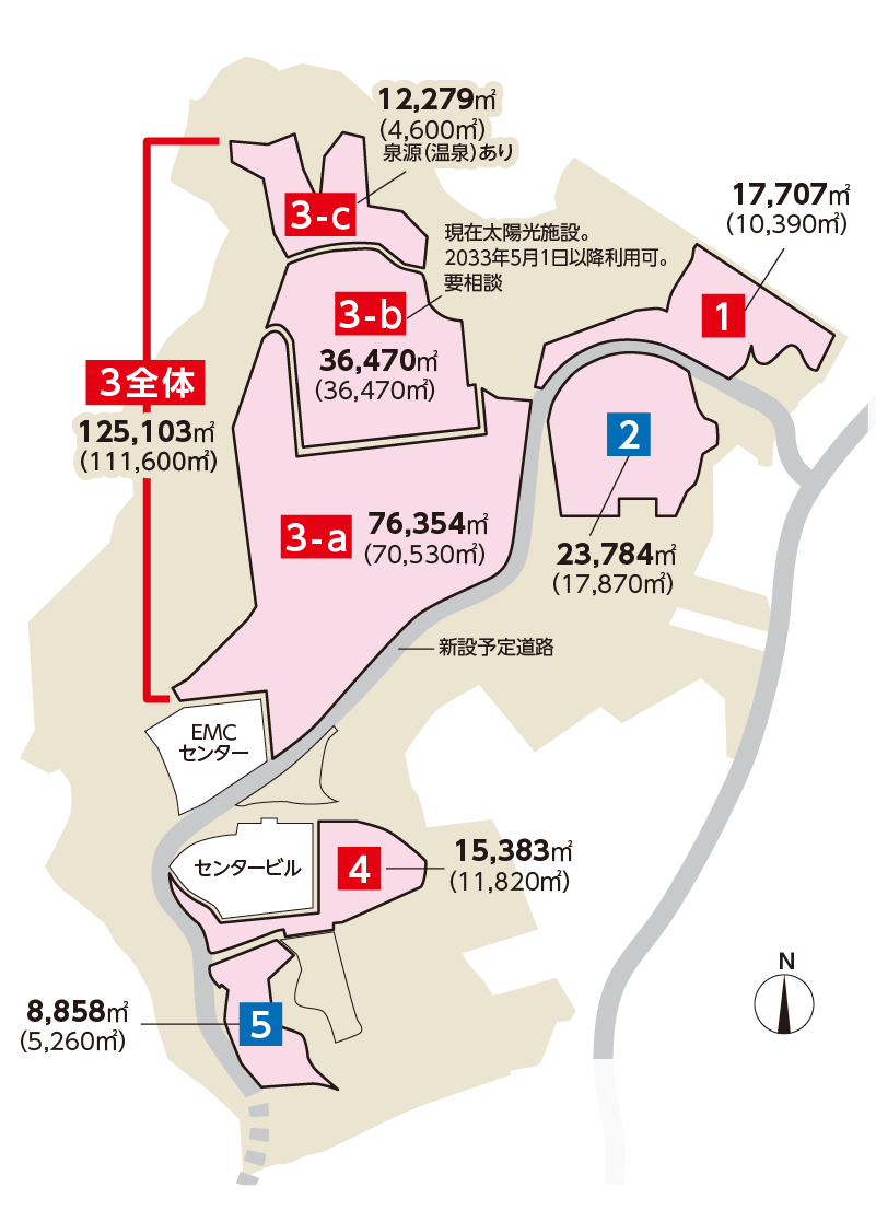 分譲エリア面積地図