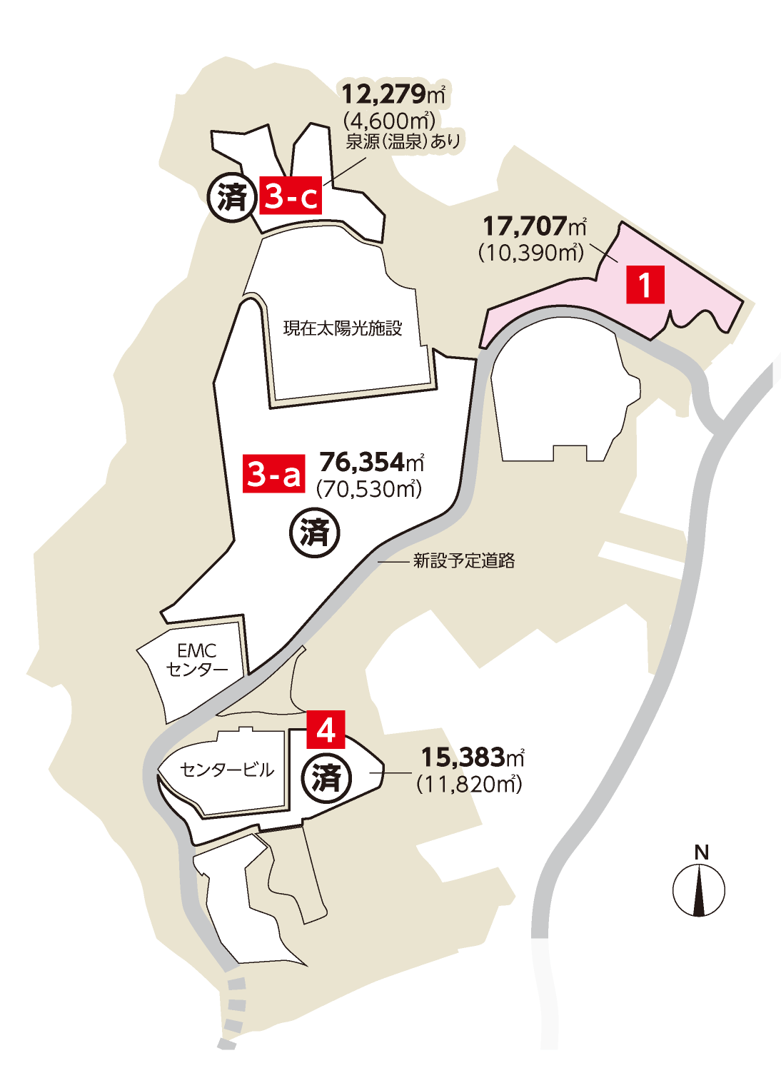 分譲エリア面積地図
