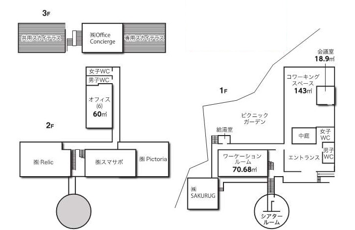 ANCHORのフロア図