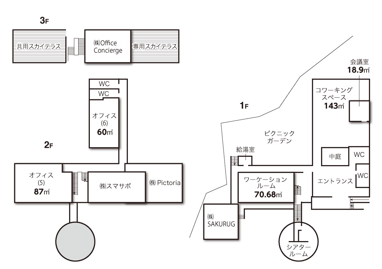 ANCHORのフロア図